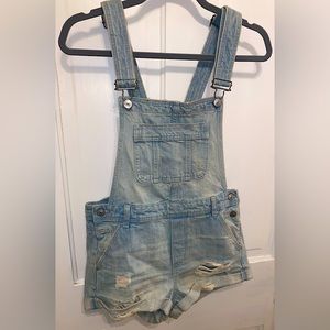 H&M Denim Short Overalls